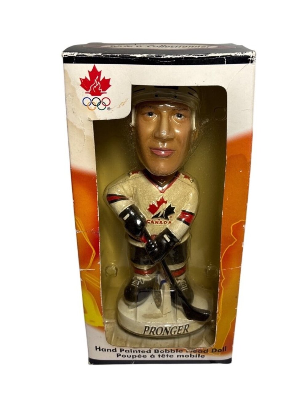 Chris Pronger Team Canada Olympic Bobblehead Collectible In Original Box 2002